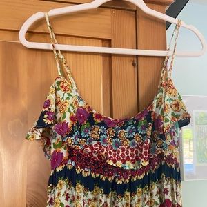 Colorful Floral Maxi Dress